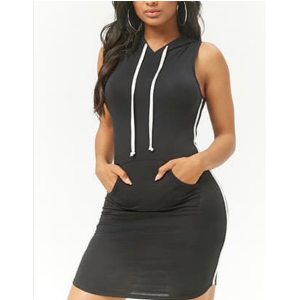 ✨Brand New Sleeveless Hoodie Dress, Medium ✨